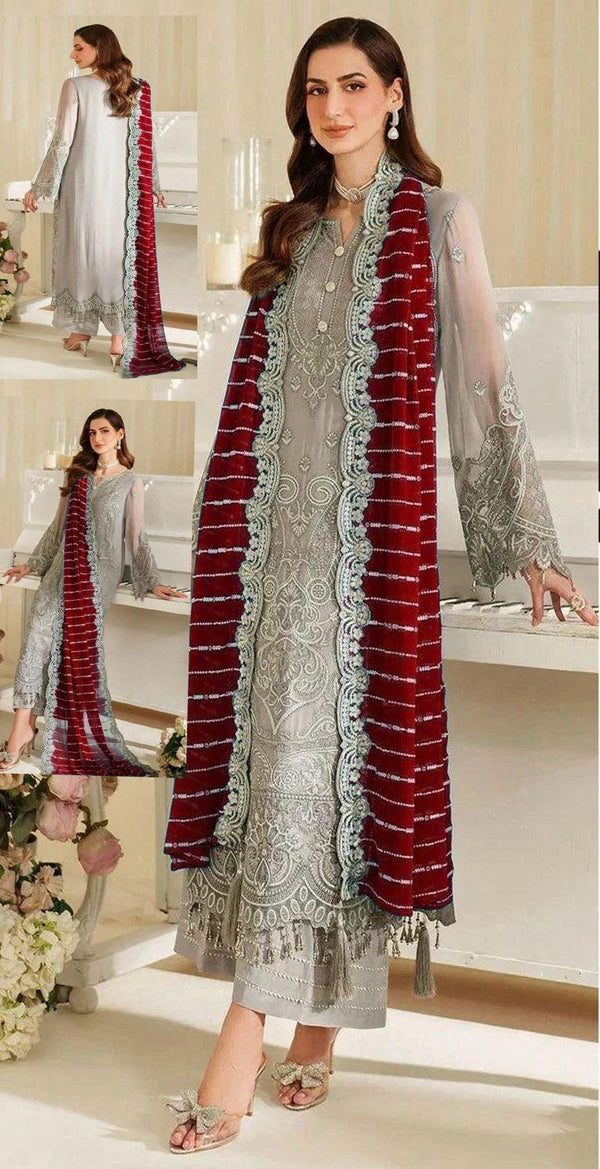 Imrozia Chiffon Suit-Replica Suits-Replica Zone
