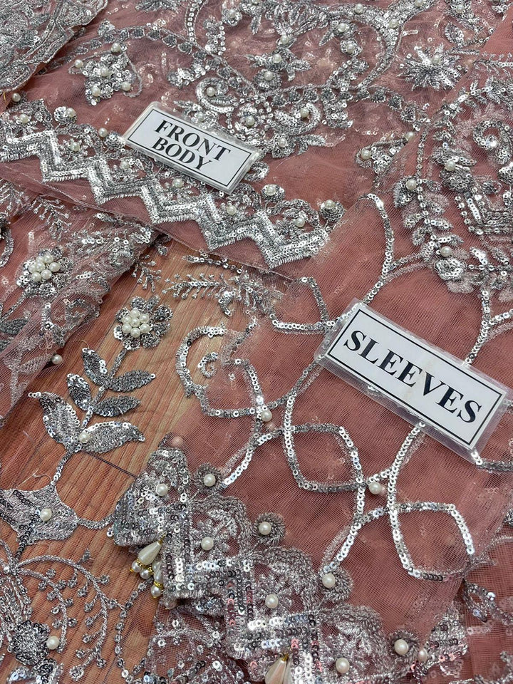 Imrozia Net Maxi-Bridal Suits-Replica Zone