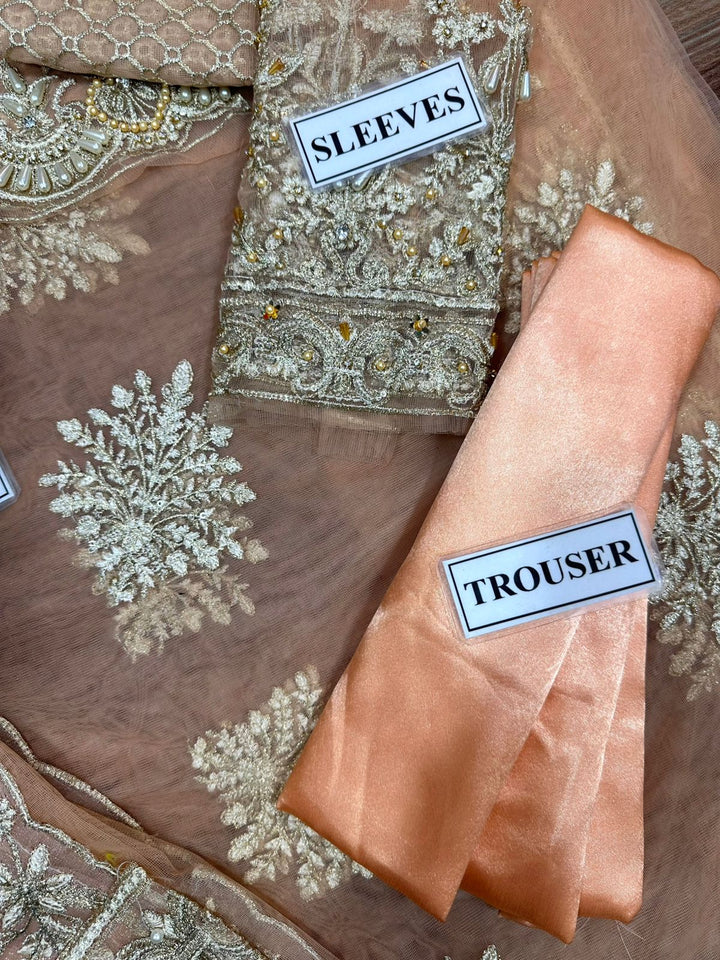 Imrozia Net Saree-Bridal Suits-Replica Zone