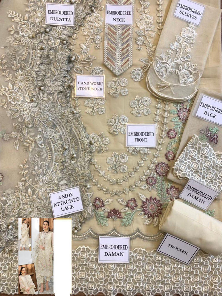 Imrozia Organza Suit-Replica Suits-Replica Zone