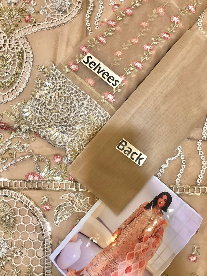 Imrozia Organza Suit-Replica Suits-Replica Zone