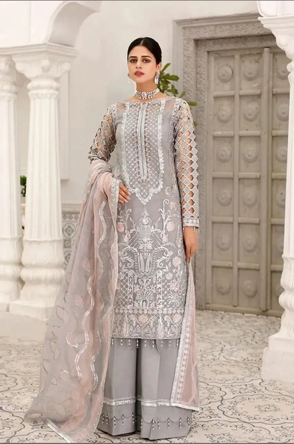 Imrozia Organza Suit-Replica Suits-Replica Zone