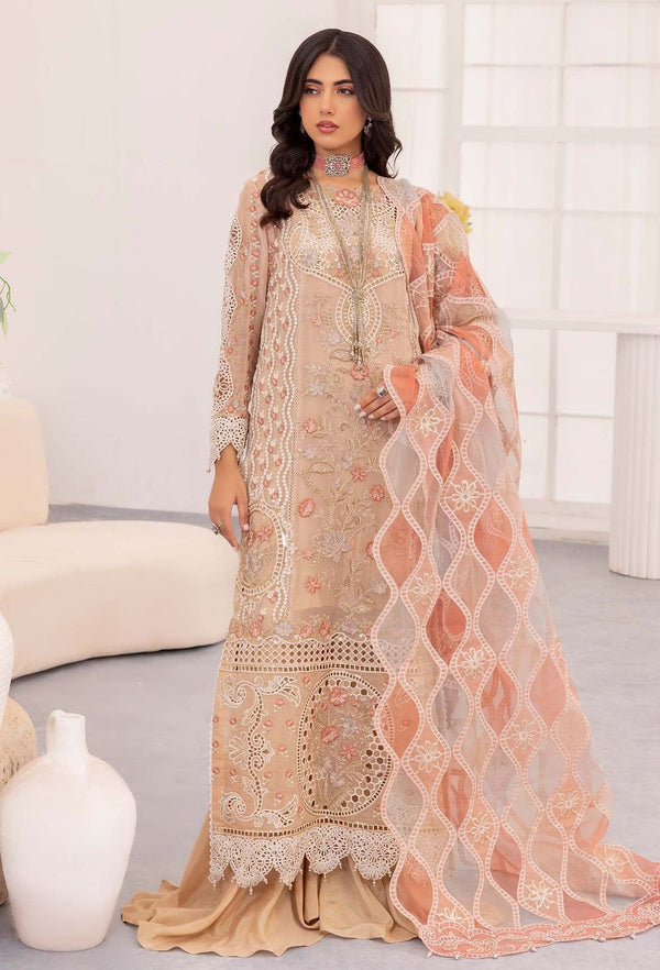 Imrozia Organza Suit-Replica Suits-Replica Zone
