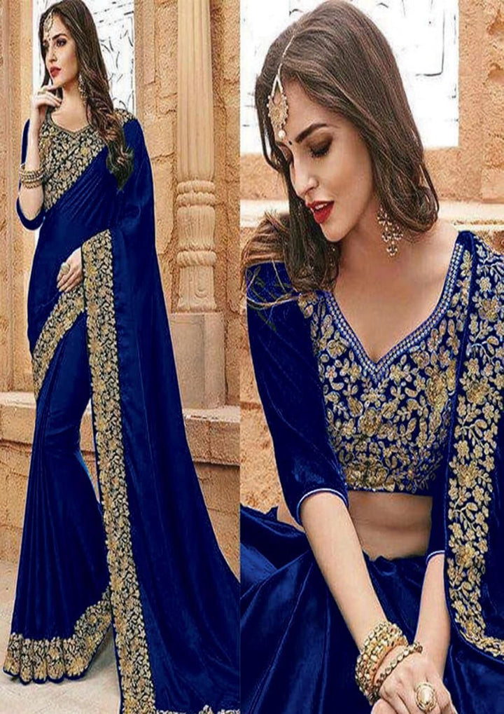Indian Chiffon Saree-Bridal Suits-Replica Zone