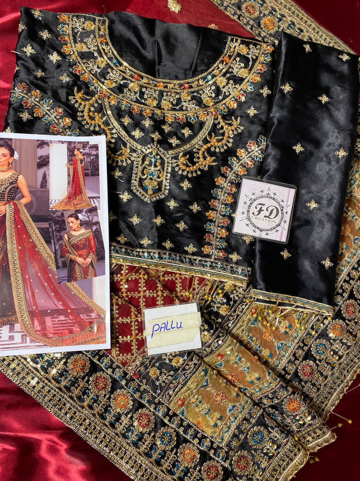 Indian Net Saree-Bridal Suits-Replica Zone