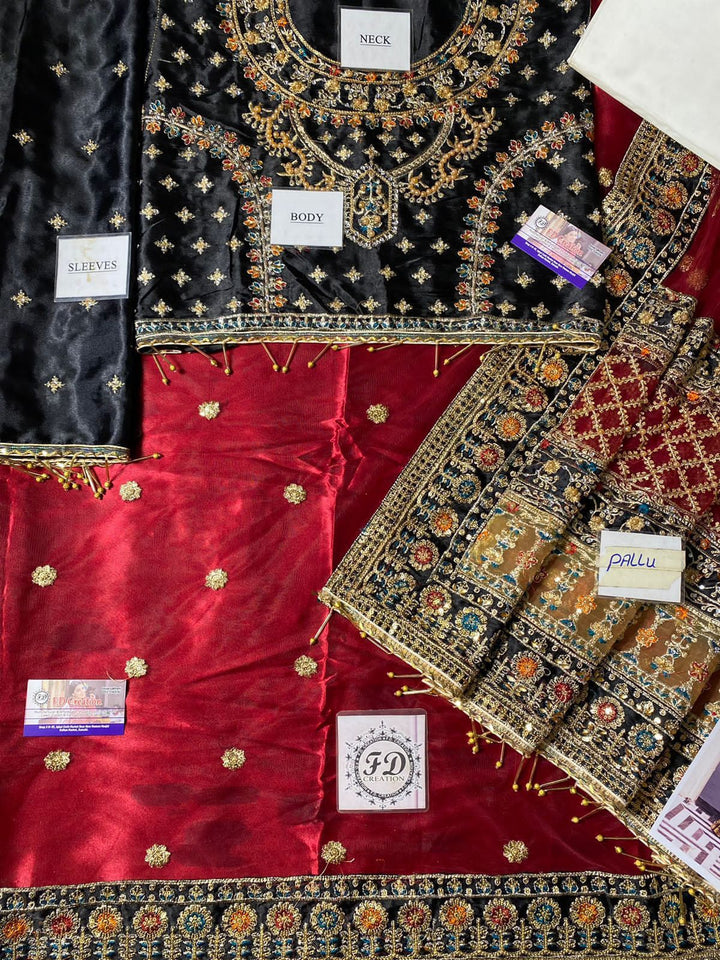 Indian Net Saree-Bridal Suits-Replica Zone