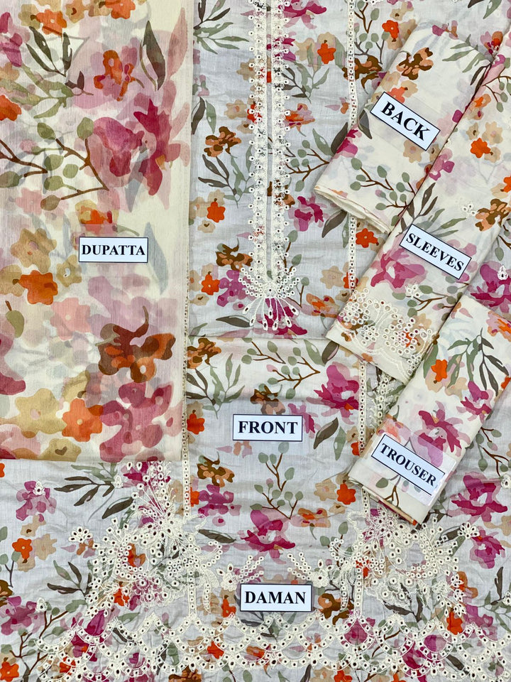 Izel Lawn Suit-Lawn Suits-Replica Zone