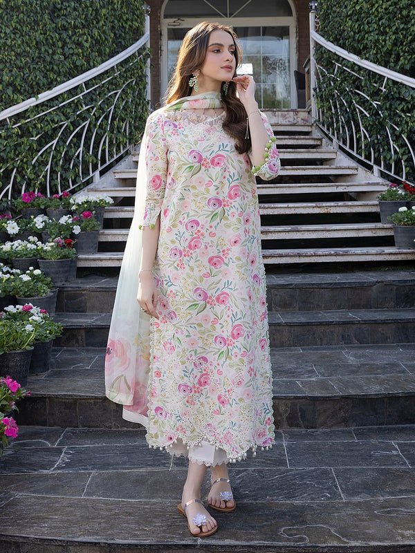 Izel Lawn Suit-Lawn Suits-Replica Zone
