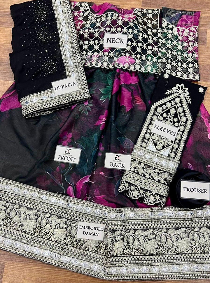 Iznik Chiffon Frock-Bridal Suits-Replica Zone