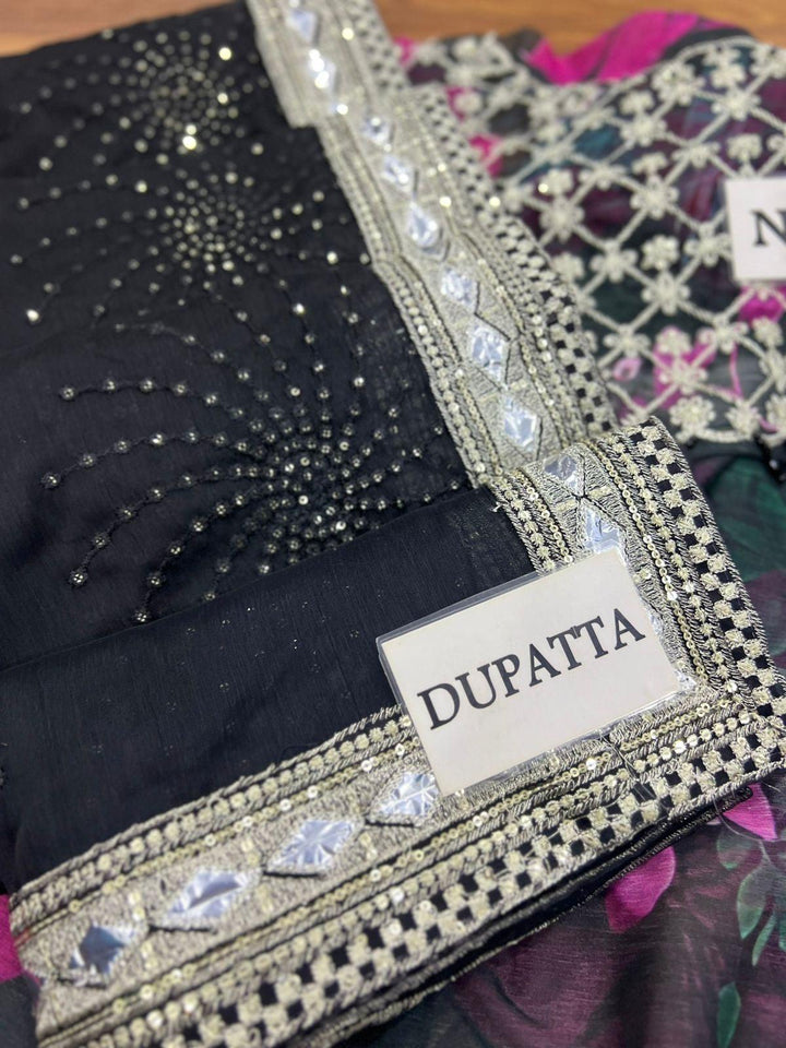 Iznik Chiffon Frock-Bridal Suits-Replica Zone