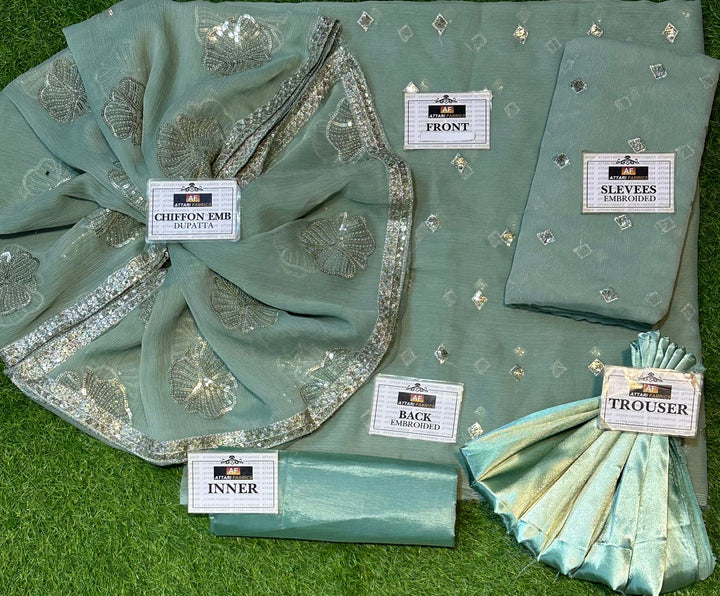 Iznik Chiffon Suit-Replica Suits-Replica Zone