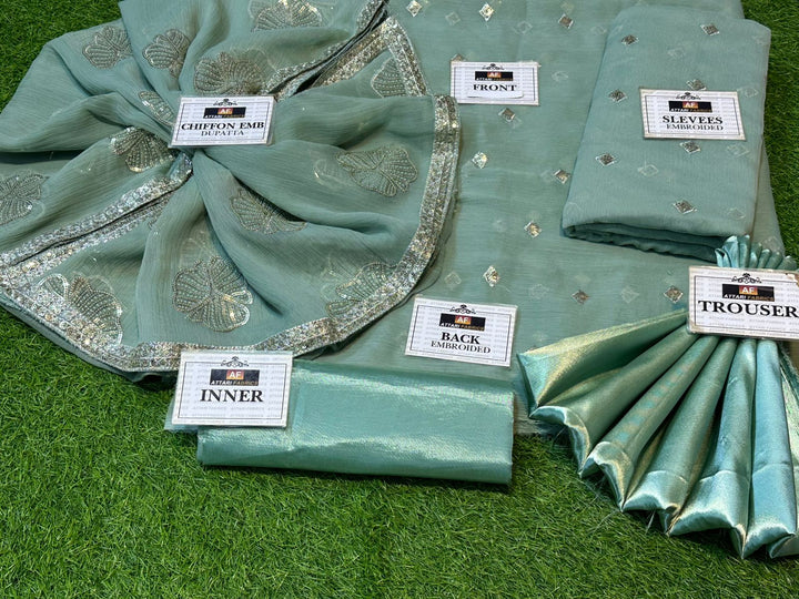 Iznik Chiffon Suit-Replica Suits-Replica Zone