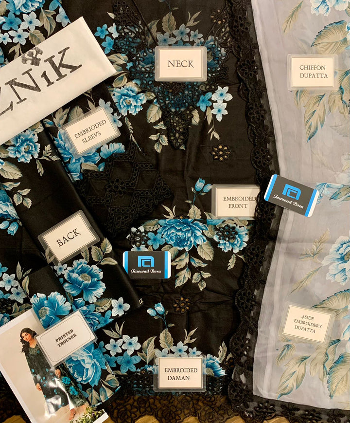 Iznik Lawn Suit-Lawn Suits-Replica Zone