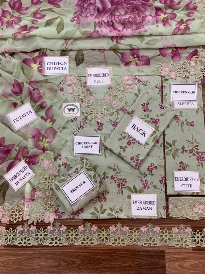 Iznik Lawn Suit-Lawn Suits-Replica Zone
