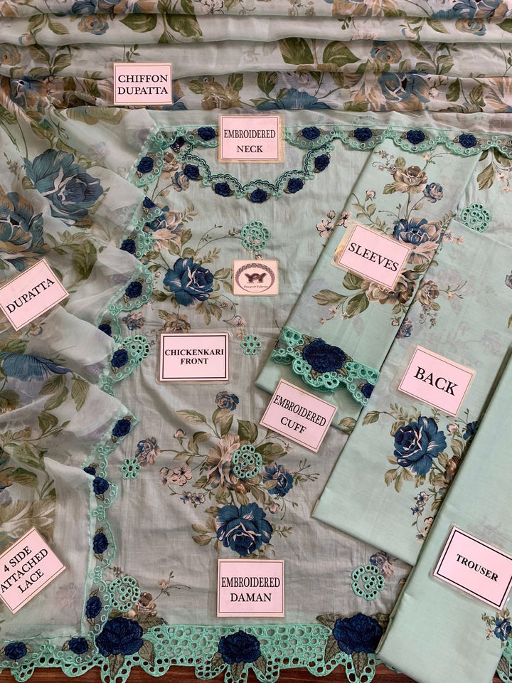 Iznik Lawn Suit-Lawn Suits-Replica Zone