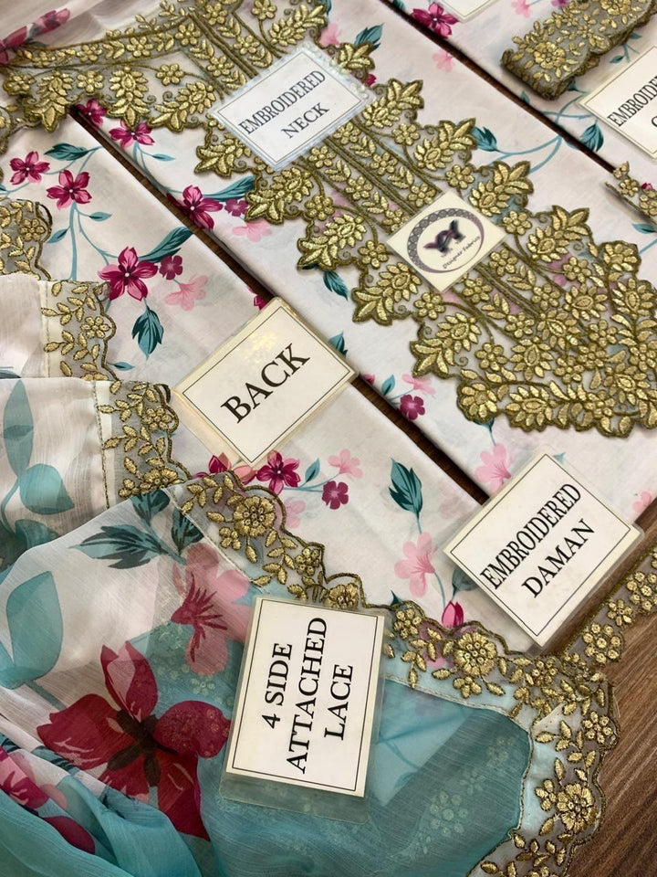 Iznik Lawn Suit-Lawn Suits-Replica Zone