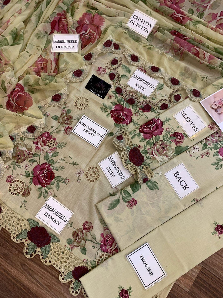 Iznik Lawn Suit-Lawn Suits-Replica Zone