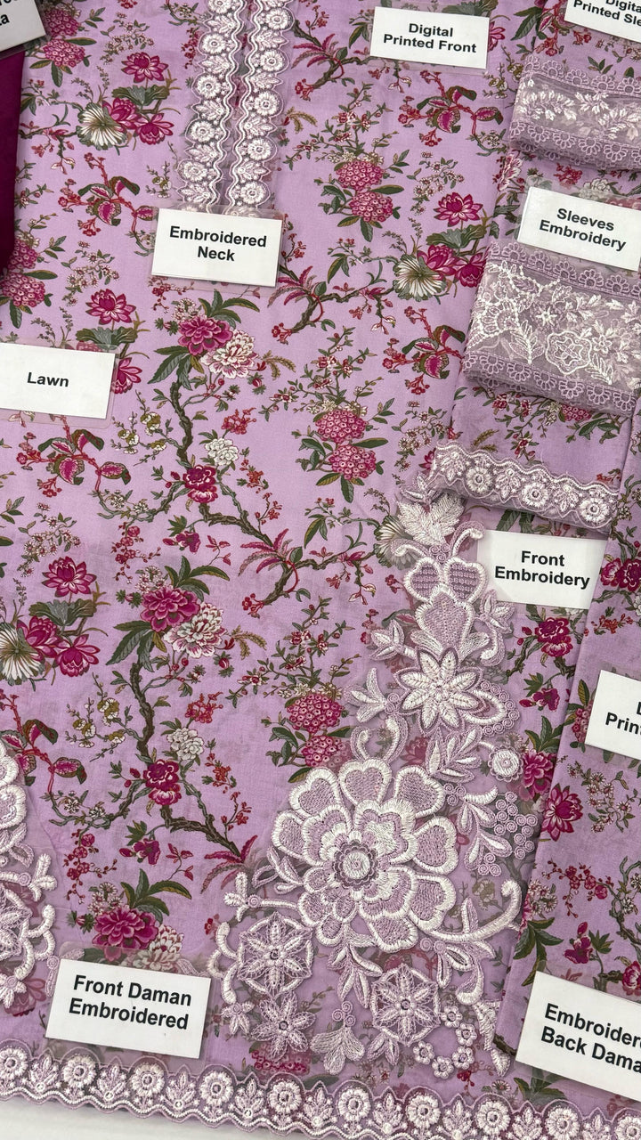 Iznik Lawn Suit-Lawn Suits-Replica Zone