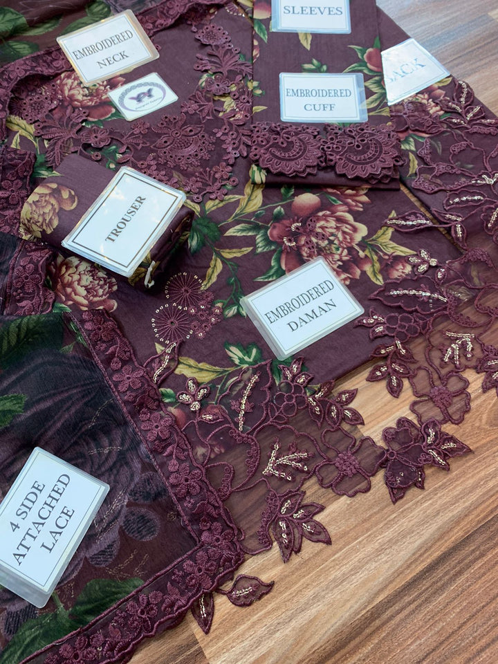 Iznik Lawn Suit-Lawn Suits-Replica Zone