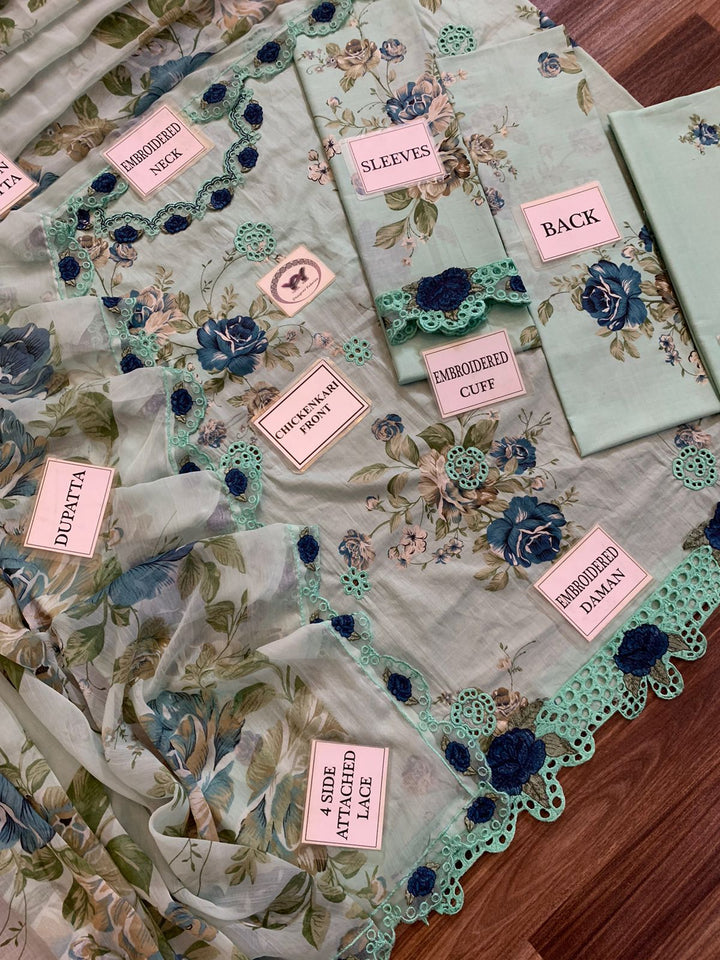 Iznik Lawn Suit-Lawn Suits-Replica Zone