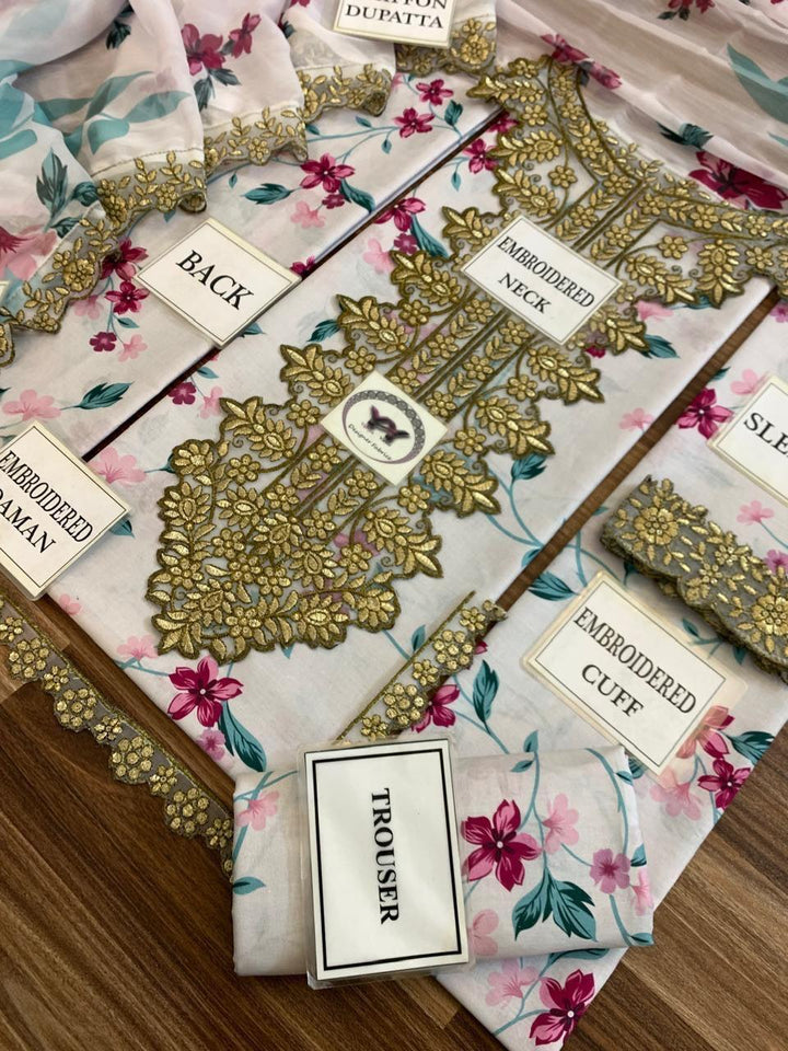 Iznik Lawn Suit-Lawn Suits-Replica Zone