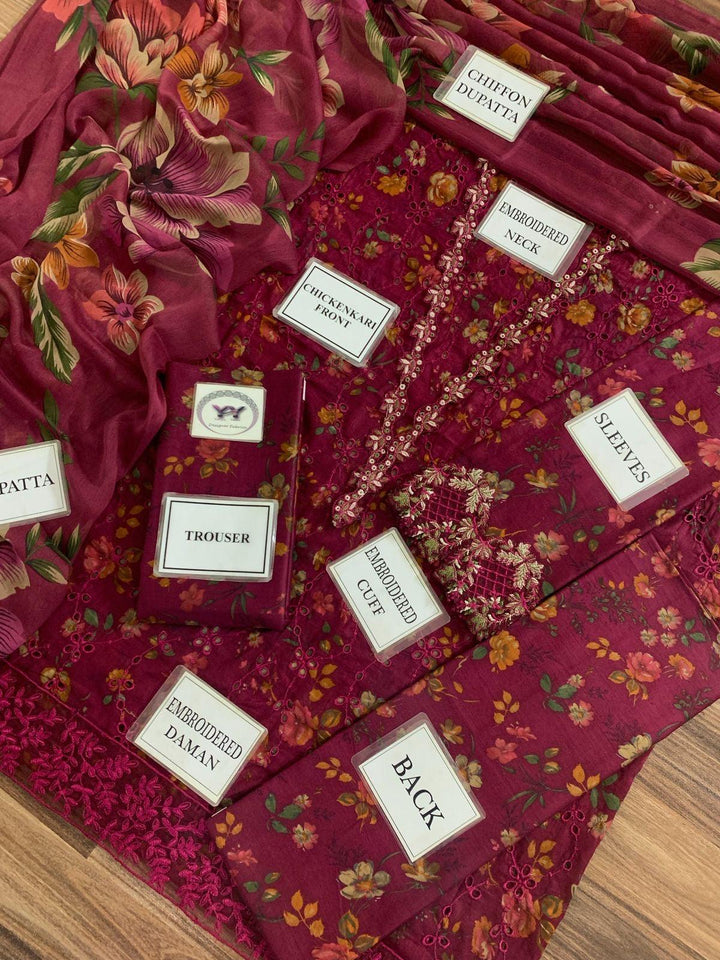 Iznik Lawn Suit-Lawn Suits-Replica Zone