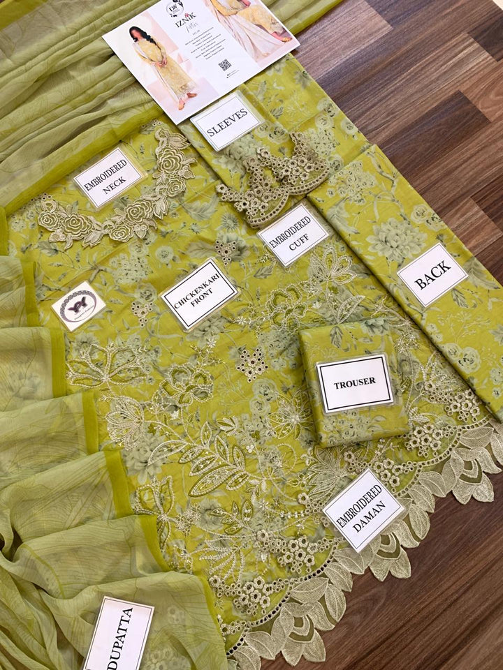 Iznik Lawn Suit-Lawn Suits-Replica Zone