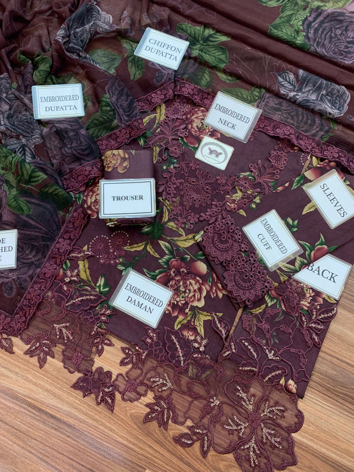 Iznik Lawn Suit-Lawn Suits-Replica Zone