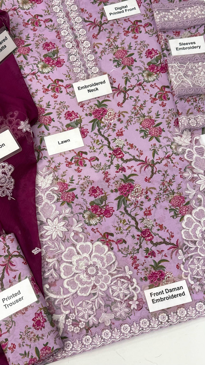 Iznik Lawn Suit-Lawn Suits-Replica Zone