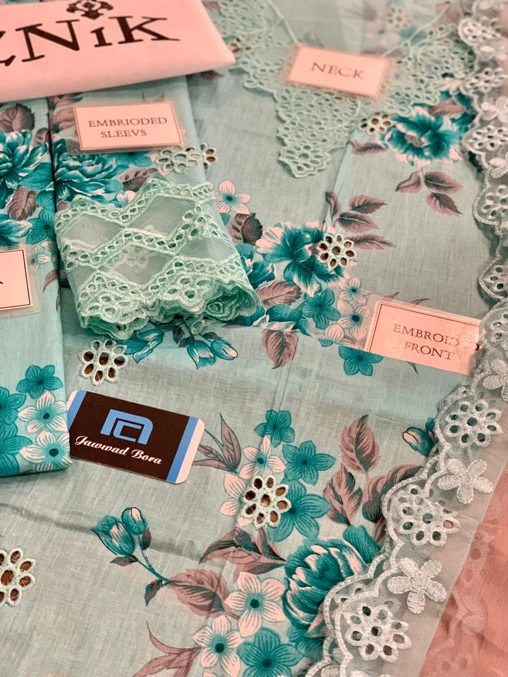 Iznik Lawn Suit-Lawn Suits-Replica Zone