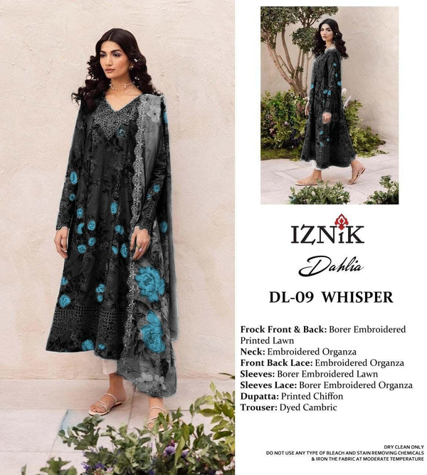 Iznik Lawn Suit-Lawn Suits-Replica Zone