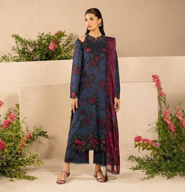 Iznik Lawn Suit-Lawn Suits-Replica Zone