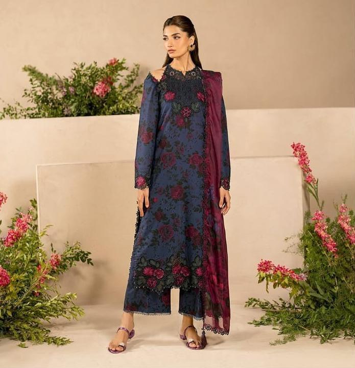 Iznik Lawn Suit-Lawn Suits-Replica Zone