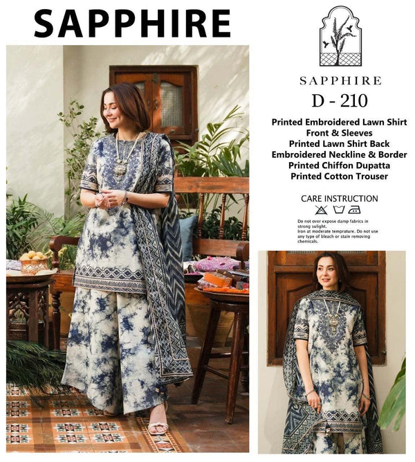 Iznik Lawn Suit-Lawn Suits-Replica Zone