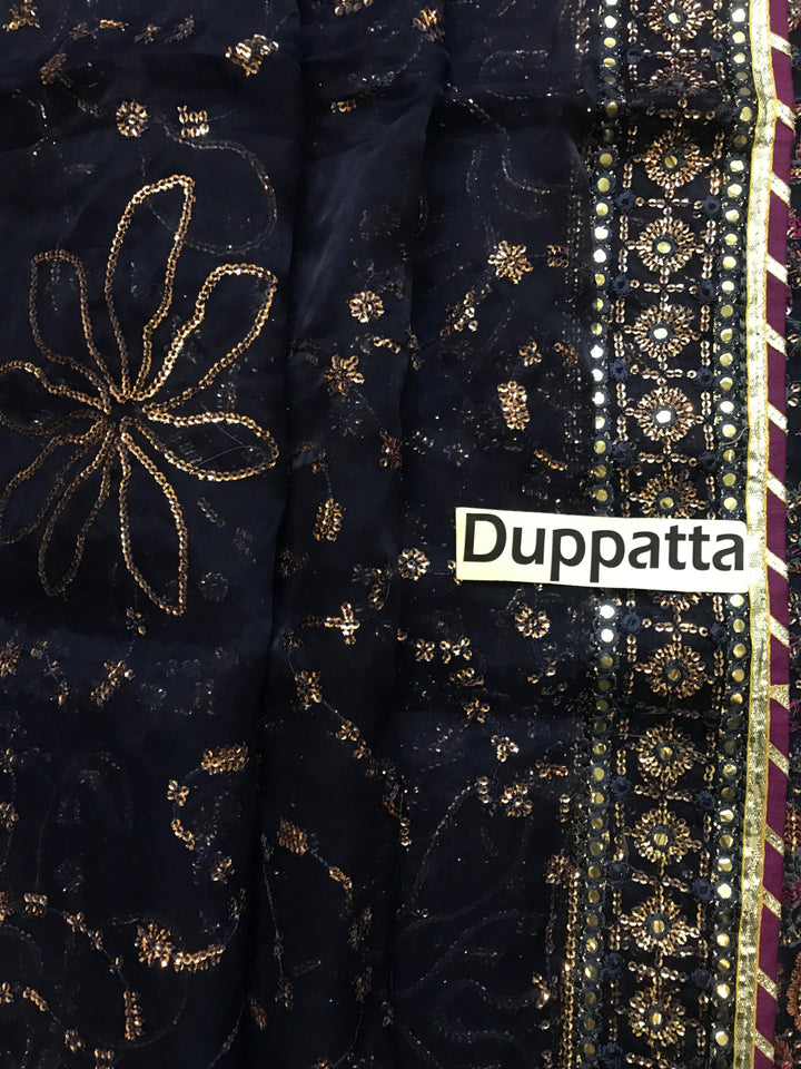 Iznik Organza Suit-Replica Suits-Replica Zone