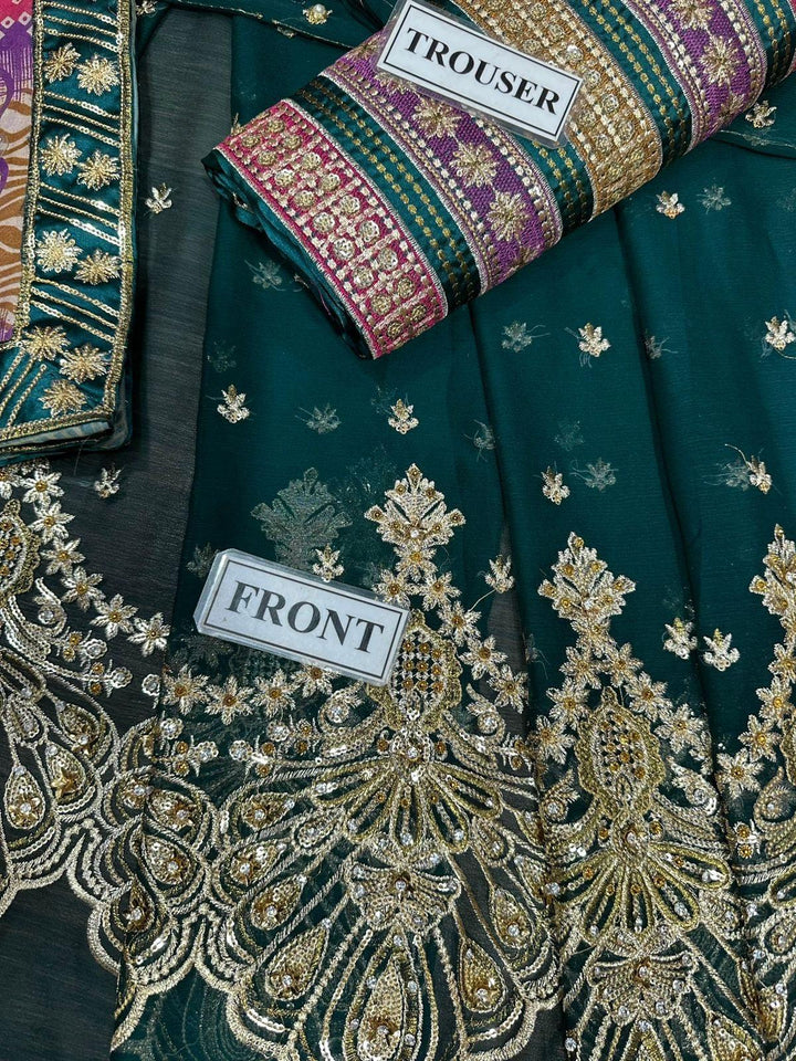 Jazmin Chiffon Frock-Bridal Suits-Replica Zone
