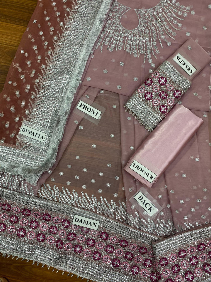Jazmin Chiffon Maxi-Bridal Suits-Replica Zone