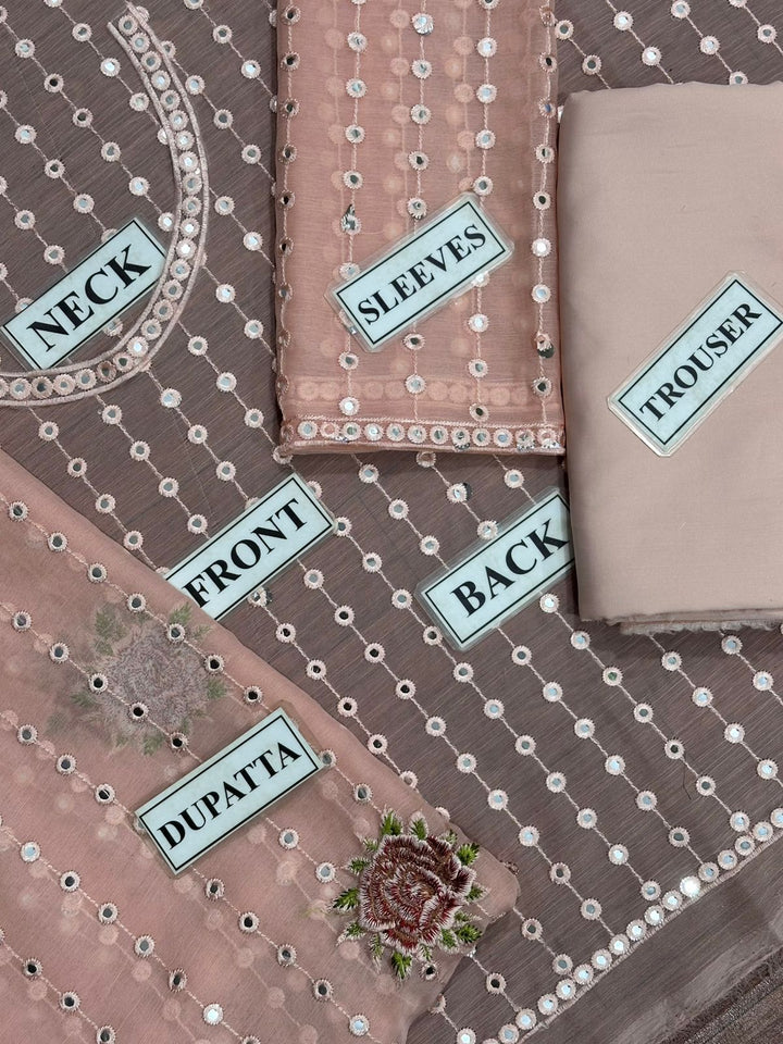 Jazmin Chiffon Suit-Replica Suits-Replica Zone