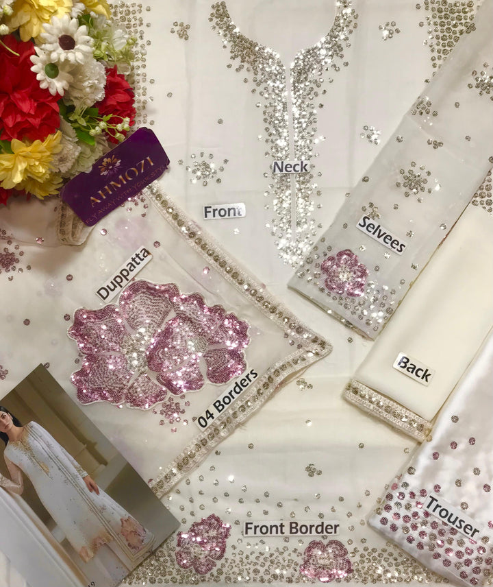 Jazmin Chiffon Suit-Replica Suits-Replica Zone