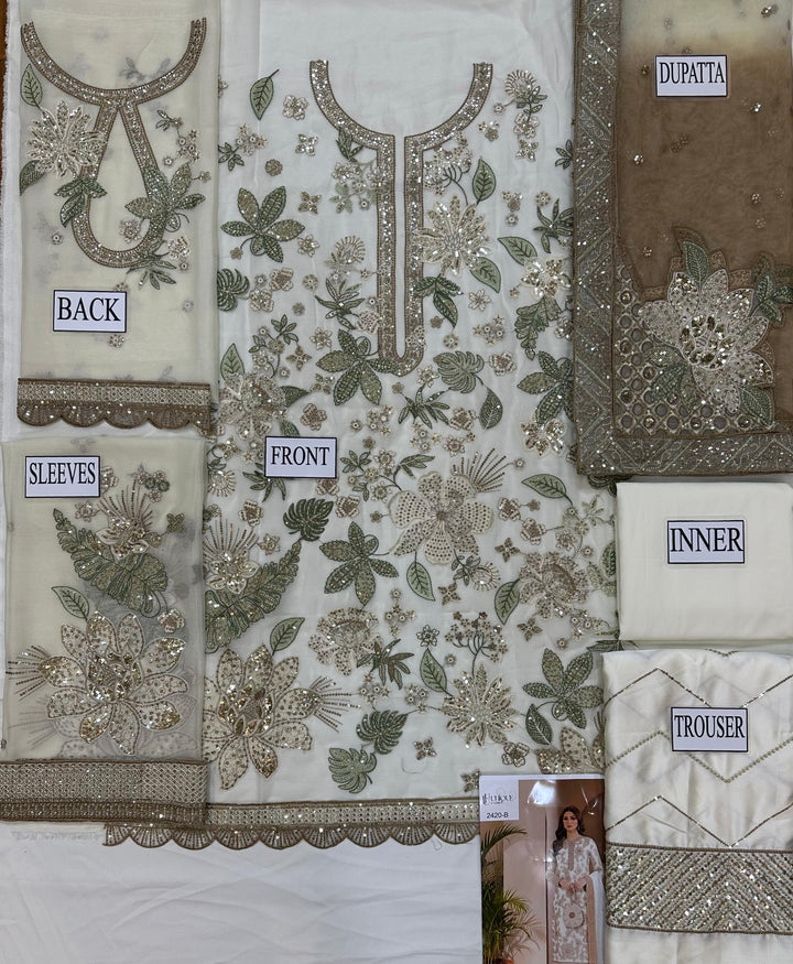 Jazmin Chiffon Suit-Replica Suits-Replica Zone