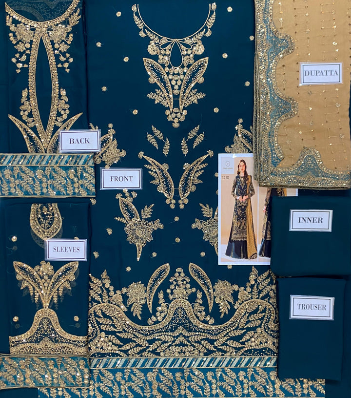 Jazmin Chiffon Suit-Replica Suits-Replica Zone