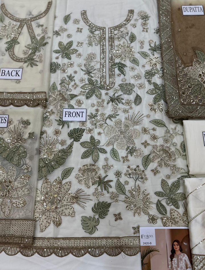 Jazmin Chiffon Suit-Replica Suits-Replica Zone