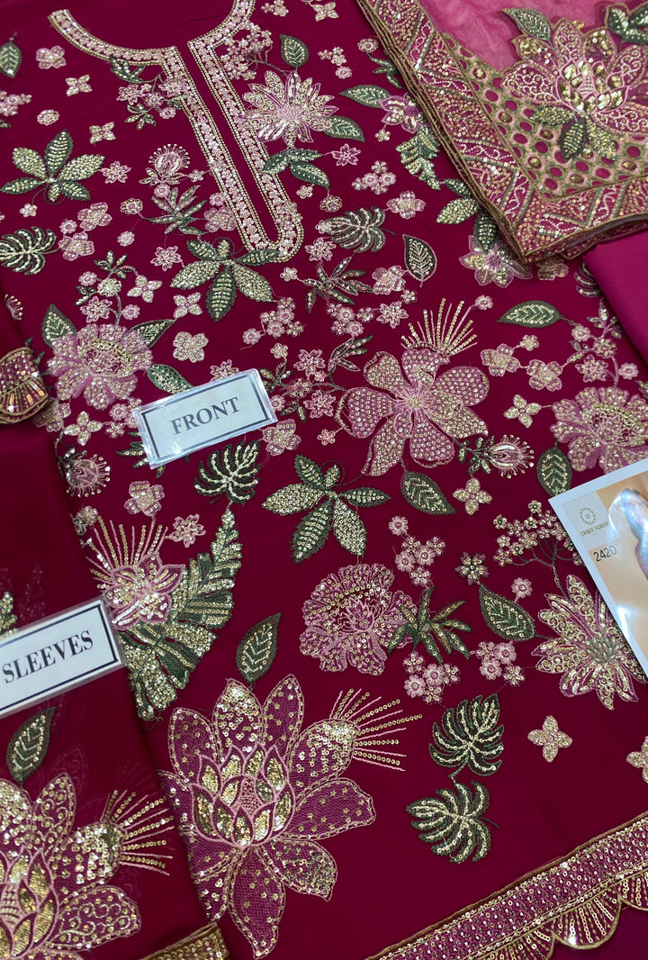 Jazmin Chiffon Suit-Replica Suits-Replica Zone