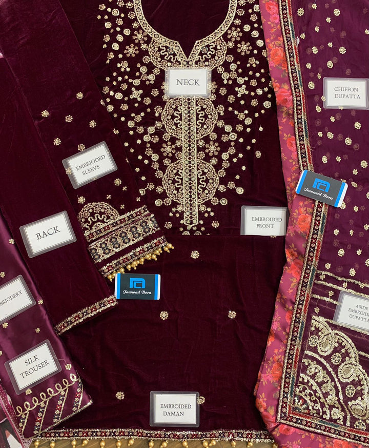 Jazmin Velvet Suit-Replica Suits-Replica Zone