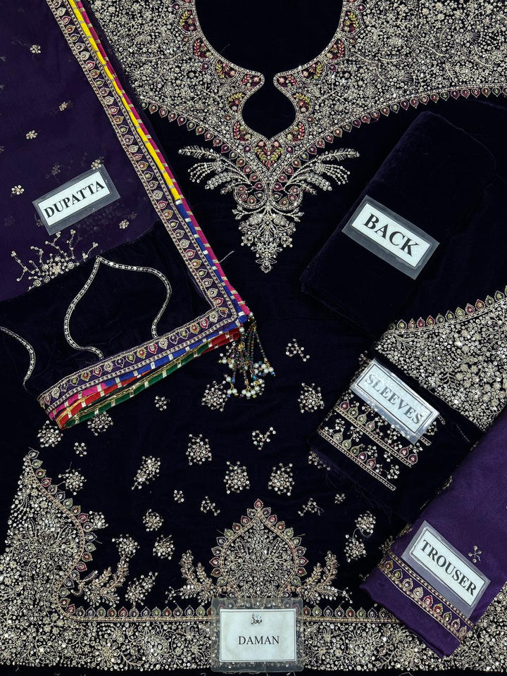 Jazmin Velvet Suit-Replica Suits-Replica Zone