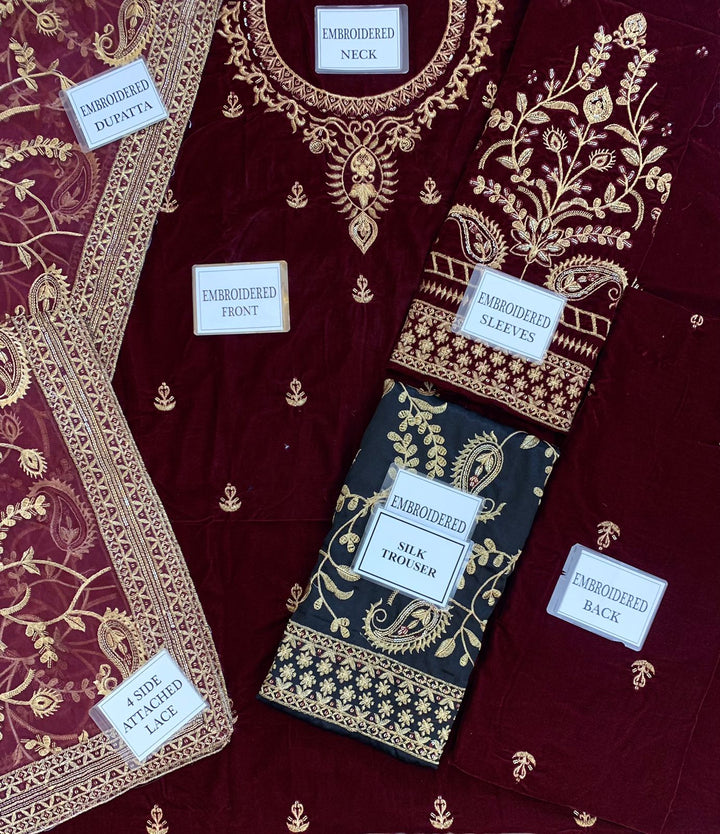 Jazmin Velvet Suit-Replica Suits-Replica Zone