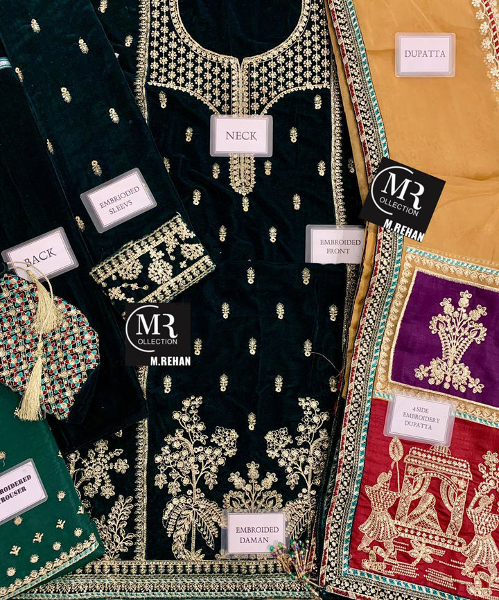 Jazmin Velvet Suit-Replica Suits-Replica Zone