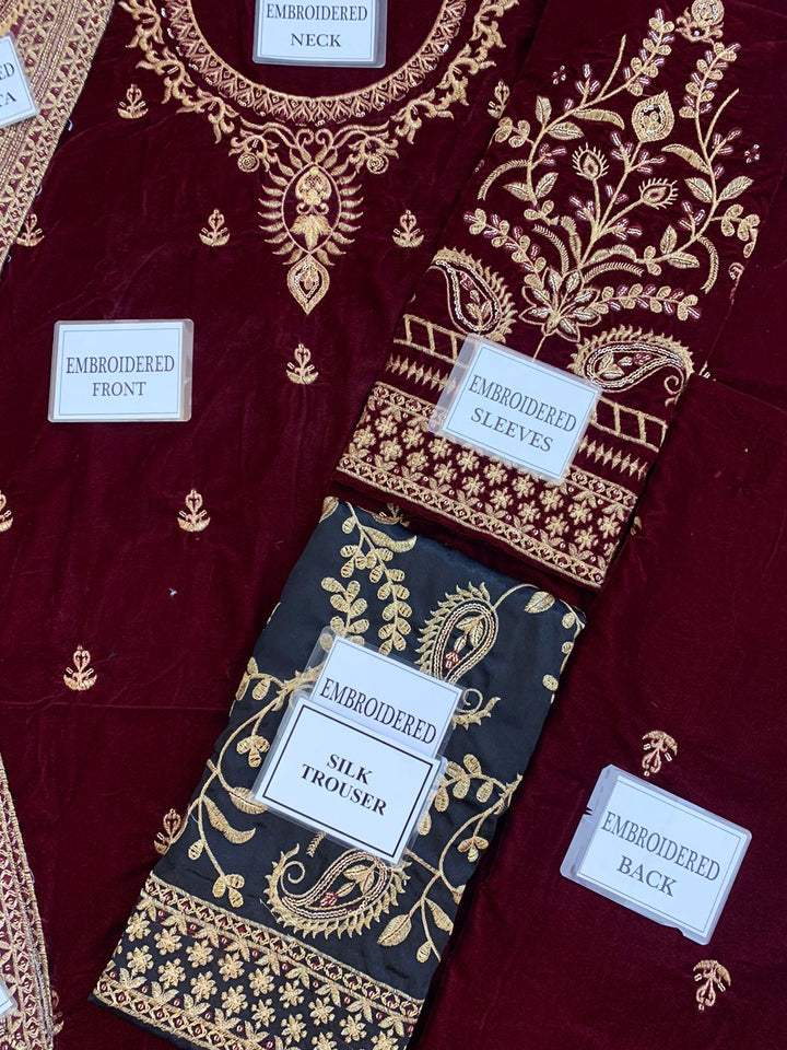 Jazmin Velvet Suit-Replica Suits-Replica Zone