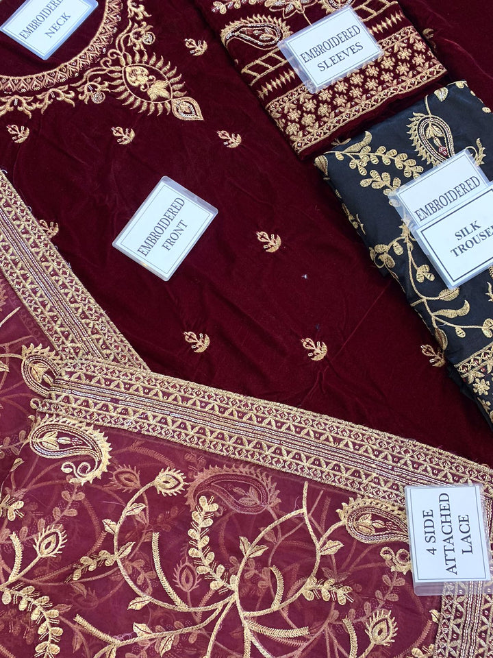 Jazmin Velvet Suit-Replica Suits-Replica Zone