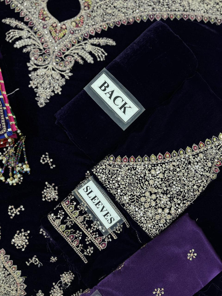 Jazmin Velvet Suit-Replica Suits-Replica Zone